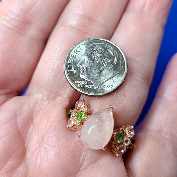 Morganite Pear cut Rose Gold Ring - Picture 7 of 12